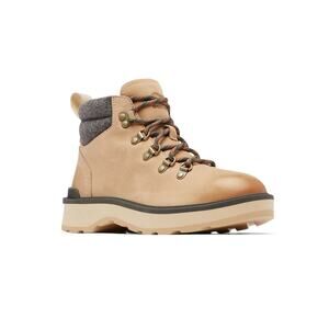 New Sorel Women's Hi-Line Hiker Cozy Boot Canoe/Ceramic Leather Women's Size 6